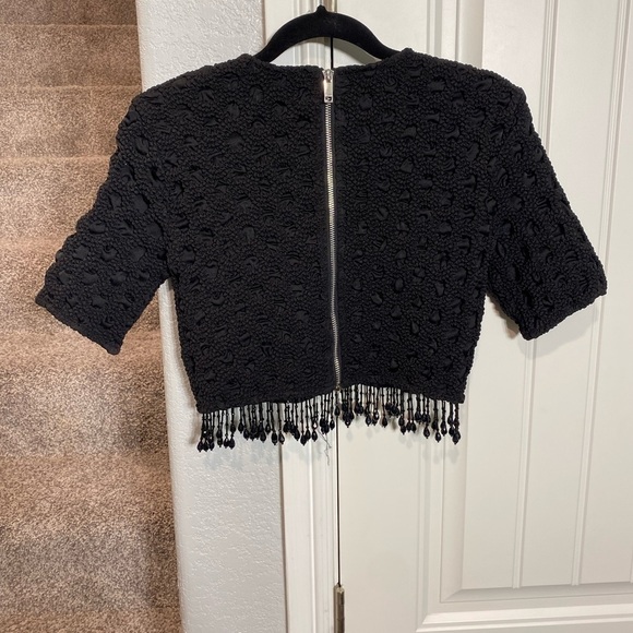 Ganni beaded top black - Picture 7 of 14